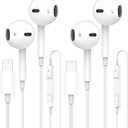Apple Earbuds, iPhone Wired with Lightning Connector [Apple MFi Certified] Wired Earphones with Microphone Volume Control Music and Calling Headphones for iPhone 14/13/12/11/SE/X/XR/XS/8/7-2 Pack