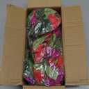 Fake Hibiscus Artificial Hanging Flowers Plants for Outdoors Spring Decoration, 2pcs Silk Hibiscus Vines Realistic UV Resistant Faux Flowers for Outside Planter Porch Patio Yard Wedding Party, Mix