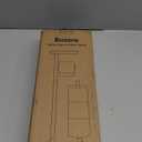 Kitsure Toilet Paper Holder Free Standing  Rustproof Metal Toilet Paper Stand for 4 Rolls with Anti-Slip Base and Shelf for Phone & Small Items, Bathroom Organizers and Storage, Medium, Black (Medium - 1 Pack)