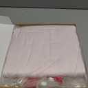 Ling's moment Powder Pink Velvet-Like Tablecloth 9Ft x 11Ft Table Cloth | Wedding Table Cloths Fit 4ft/6ft Rectangular/Round Tables for Sweetheart Table Decorations, Wedding Reception, Bridal Shower