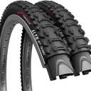 Fincci 26 x 1.95 Inch Bike Tire Alto 50-559 Foldable 60 TPI for MTB Mountain Hybrid Offroad Bicycle (Pair)