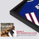 26x37 XL Shadow Box Frame, Jersey Display Case with Grade A Natural Pine Wood Acrylic Front Jersey Frame for Hockey, Soccer, Basketball, Football Uniform Shirts, Black
