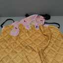 Ice Cream Parlor Apron, Cute Cones Colored Sprinkles Apron for Women with Adjustable Neck, Pockets Home Kitchen