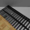 Dog Pen Pet Playpen Dog Fence Indoor Foldable Metal Wire Exercise Puppy Play Yard Pet Enclosure Indoor Outdoor 8 Panels 24 Inch with Bottom Pad/Top Cover (Black with Bottom pad)