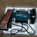 6" Bench Grinder & 2" x 27" Belt Sander Combo, 2.5A Induction Motor Bench Grinder Sander(3600 RPM) for Knife Making, Sharpening, Woodworking, Ideal for Home and Light Users