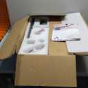 52 Outdoor Ceiling Fan with Light and Remote via WiFi Alexa, 3 Walnut Solid Wood Blade, Noiseless Reversible Dc Motor, Smart Outdoor Wood Ceiling Fan for Farmhouse Patios, Walnut