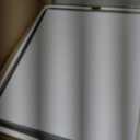 24x28 Inch Silver Bathroom Mirror, Brushed Metal Framed Silver Vanity Mirror for Wall, Shatterproof, Anti- Rust, Horizontally or Vertically Mounted