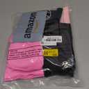 Sosation 2 Set Volleyball Knee Pads and Volleyball Arm Sleeves with Protection Pad Compression Forearm Wrist Guard with Thumb Hole Soft Breathable for Hitting Passing (Black, Pink)