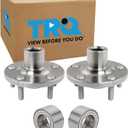 TRQ Wheel Bearing & Hub Kit Compatible with 2013-2019 Ford Escape 2015-2019 Lincoln MKC