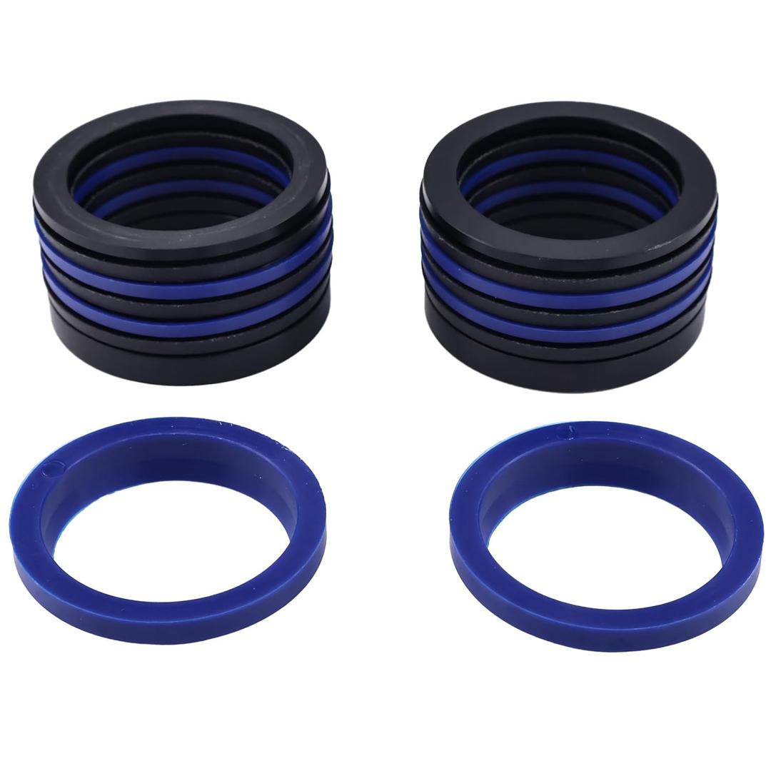 2PCS Snow Plow Angle Cylinder 1-1/2"Packing Seal Kit Compatible with Boss HYD01659, Fisher 339 340, Meyer 07831 07705, Western 25205