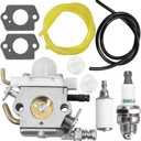 WTA-33-1 Carburetor with Tune Up Kit Replacement for Echo PB-250 PB250 Leaf Blower for A021001882 P05412999999 p05412001001 A021001881