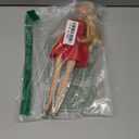 Barbie Mattel 80th Anniversary Ruby-Red Celebration Blonde Fashion Doll Wearing Red Dress with Silvery Shoes & Necklace, Collectible Toy