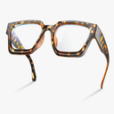 livho Oversized up to 99% Blue Light Blocking Glasses for Woman - Rectangle Fashion Glasses for Computer, Chic Preppy Frame