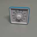 Secura 60-Minute Visual Timer, Classroom Timer, Countdown Timer for Kids and Adults, Time Management Tool for Teaching (Blue & Blue)