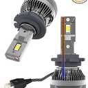 CHOPDARK D2S D2R D2C LED Bulbs 110W 30000Lm Super Bright 6500K Cool White Builtin Fan Plug and Play Fog Lamp Pack of 2