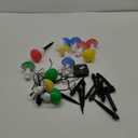 Reginary 12 Pcs Outdoor Lamp Solar Mushroom Light up Garden Mushroom Lights 8 Modes Waterproof Lamp Outside Decor for Holiday Yard Patio Pathway Lawn Ornament(Multicolored,Classic)