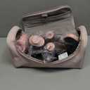 5 in 1 Hot Air Styler Wrap - High-Speed Hair Dryer, Volumizing Brush with Auto Curlers, Fast Drying & Frizz-Free Styling Straightening, No Heat Damage, Includes Travel Bag, Gift for Women (Pink)