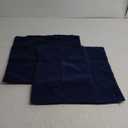 GAWAMAY Decorative Square Throw Pillow Covers 18"x18" Inch Set of 2, Super Soft Chenille Pillows Cover Fall Pillowcase for Living Room Bedroom Sofa Couch Cushion Cover Navy Blue 45x45cm (Only Covers)