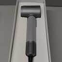 Cosy Companions Hair Dryer - Negative Ionic Blow Dryer with 150000 RPM High Speed Brushless Motor for Fast Drying, Low Noise, HD Display Hair Dryer with Diffuser and Nozzle, 5 Temps & 2 Speeds (Dark Gray)