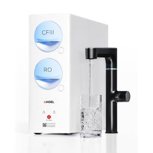 ANGEL X4 Tankless Reverse Osmosis System, 1000 GPD Under Sink RO Filter
Certified to NSF/ANSI 372, Smart TDS & Filter Display, 0.66 GPM Fast Flow, 3:1 Pure-to-Drain Ratio, Up to 3-Year RO Filter