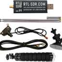 RTL-SDR Blog V4 R828D RTL2832U 1PPM TCXO HF Bias Tee SMA Software Defined Radio with Dipole Antenna Kit