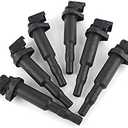 Ignition Coil Pack Set of 6 - Replacement for Bosch 0221504470,12138616153,12138657273,12137594937,12137562744 - Compatible with BMW 325i,335i,328i,525i,530i,330i,650i,X3,X5,M3 and More