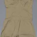 Irisnaya Women Slimming Bodysuits Shapewear Tops Tummy Control Body Shaper Spaghetti Strap Camisole Leotards Bodycon Jumpsuit (3X-Large-4X-Large, Beige Mid Thigh)