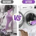 Bra Washing Bag for Laundry, Silicone Lingerie Bags for Washing Delicates, Laundry Bag Washing Machine & Dryer Washing Bags, Maternity Bras, Sports Bras, Sexy (Purple)