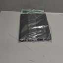 Pacific Mailer Padfolio Portfolio Binder Leather Padfolio Legal Pad Portfolio Business Card Holder Included Letter Size Writing Pad [Black] (Padfolio with Top Pocket (9.84" x 12.4" x 1"))