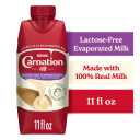 Carnation Lactose-Free Evaporated Milk, Pack of 8/11 oz, USE BY 07 SEP 2025