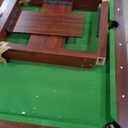 GoSports 7 ft Pool Table with Wood Finish - Billiards Game Room Table for Adults & Family - Accessories Not Included