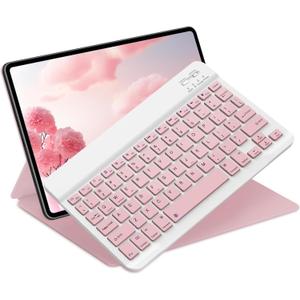 Bluetooth Keyboard for iPad 10th Generation, 8/7 inch, iPad Air 13/11th Gen, iPad mini, Samsung Xiaomi Tablets, etc. - Slim Wireless Portable Travel Office Computer Accessories