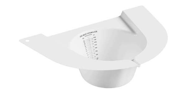 Graduated Specimen Collector Pans, Urine Collection Hat for Toilets and Commodes 27oz/800cc, Universal Urine Pee Stool Sample Collection for Women and Elderly, 6 Pack