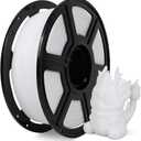 FLASHFORGE Rapid PLA Filament 1.75mm, High Flow Speedy 3D Printer Filament, Experience Exceptional Performance with 500mm/s High-Speed Printing, Neatly Wound & Top-Notch Filament (White)