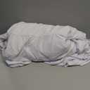 Smiry Spandex Tablecloth, Elastic Fitted Stretch Tablecloth for 8FT Rectangle Tables, Waterproof Washable Table Cover Skirt for Outdoor, Wedding, Banquet & Parties (White, 96Lx30Wx30H Inch)