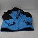 TACVASEN Women's Winter Jacket Waterproof Ski Jacket Snow Coat Warm Fleece Rain Jacket with Hood Windbreaker (X-Large, Blue Black)