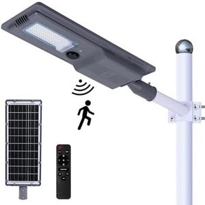 QMXINEYU 8000W Solar Street Light 6500K 800000LM – Auto On/Off Dusk to Dawn Solar Street Light, IP65 Waterproof, Motion Sensor for Outdoor Security, Suitable for Parking Lots, Backyards