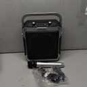 Portable Karaoke Machine, with Wireless Microphones, Bluetooth Party Speaker with LED Lights, Loud Subwoofer, USB/AUX, Outdoor Karaoke Speaker for Adults & Kids, Home & Party (Silver)