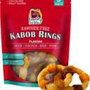 Country Kitchen Rawhide Free Kabob Rings 4 Flavor Variety Pack, 5 Count | Protein Dog Treats,Made with Real Chicken, Beef, Pork, and Duck, Chewy, Airy Texture (EXP 07/25/27)