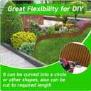 Corrugated Garden Edging,6"40Ft Pre-Rusted Landscape Edging & Lawn Edging Border,Metal Garden Border for Flower Beds,Garden,Lawn,Raised Beds & Tree Surrounds