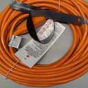 Outdoor Extension Cord 50 FT Waterproof, 16/3 Gauge Heavy Duty 3 Prong Extension Cord, 13A 1625W SJTW, ETL Listed, Great for Garden and Home, Orange