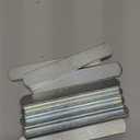 PXRJE Weighted Vest Steel Plates Adjustable Rustproof Strength Training Weight Long Steel Plate w/Round Head for Loading Leg Guards Weighted Vest (8 pcs)