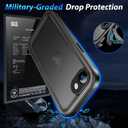 SPORTLINK for iPhone 16e Case/iPhone 17e Case, IP68 Waterproof Military Protective Full Body Heavy Duty Shockproof 360 Sealed Dustproof with Camera Screen Protector Cover for i Phone 16 e 6.1" Black