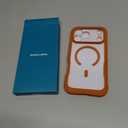 Diaclara Magnetic Designed for iPhone 17 Pro Max Case Full Body Bumper[Compatible with MagSafe] Military Drop Proof Cover with Built-in Touch Sensitive Anti-Scratch Screen Protector,Orange