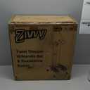 ZIWWVY Stepper Machine with Resistance Bands, Mini Stepper with 300LBS Weight Capacity, Twist Stepper for Full Body Workout, Adjustable Step Height, Smooth and Quiet, Step Machine for Men Women