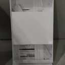 4 Pack Expandable Pull Out Cabinet Organizer 21"Deep With Raising Pad for Framed Cabinets,Upgrade 3 Slide Rails Slide Out Drawers,No Drill Roll Out Shelves,Adjustable Width 12.1"-20.4" White