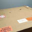 Frame My Mirror Gold Bathroom Mirror for Wall, 32" x 32" Champagne Bronze Bathroom Vanity Mirror, Made in USA, Hangs Horizontally or Vertically, Ellis Design