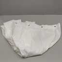 N&Y HOME Fabric Shower Curtain Liner 60 x 72 inches Bath Stall Size, Hotel Quality, Washable, Water Repellent, White Bathroom Curtains with Grommets, 60x72