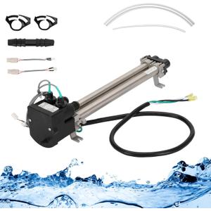 4kw 26-C3160-2S Heater, 73791 Double-Barrel Low-Flow for Watkins/Hot Spring/Tiger River/Hot Spot/Caldera/Laing tri-Bend Hot Tubs, 1.0/4.0KW 120/240 Volt, Replace C3160-2S, 73039, 73791
