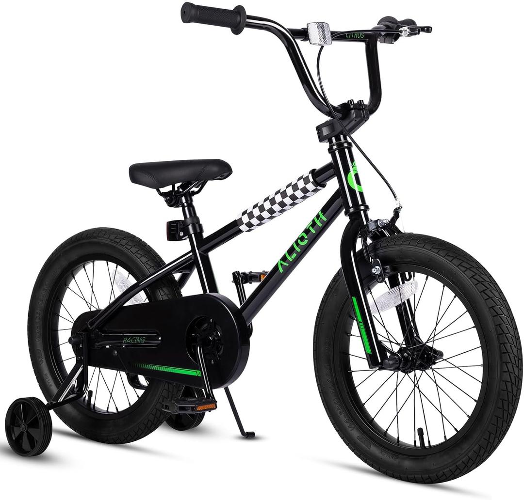 vollsch BMX Style 12 14 16 Inch Kids Bike Training Wheels 20'' Bicycle with Kickstand for 2-14 Years Old Toddlers Boys Girls Coaster Brake Multiple Colors